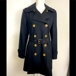 Michael Kors Black Belted Coat 